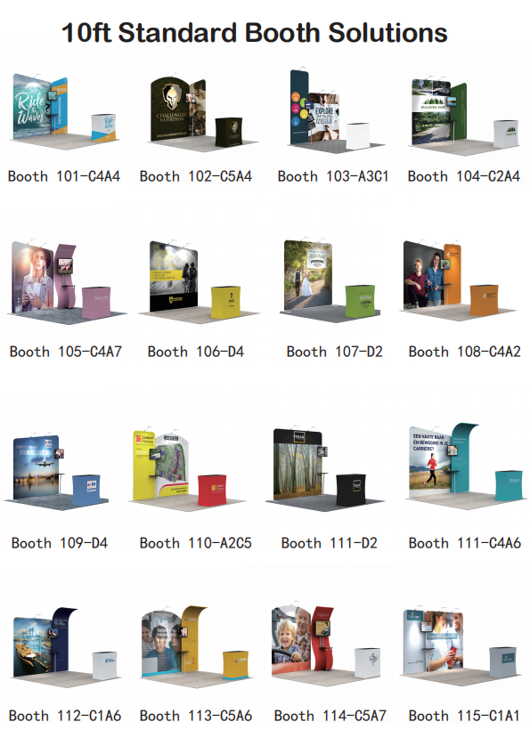 10 Ft Standard Booth Solutions