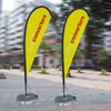 Fiber Glass+aluminum Pole Teardrop Flags WT007
