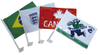 Car Flags with Plastic Poles WF005