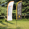 Fiber Glass+aluminum Pole Feather Flags WB003