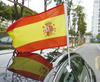 Car Window Flags with Plastic Poles WF005