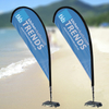 Fiber Glass+aluminum Pole Teardrop Flags WT003