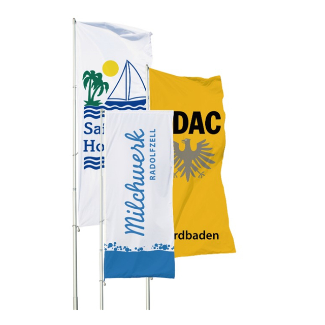 Polyester Custom Advertising Vertical Flags WF002