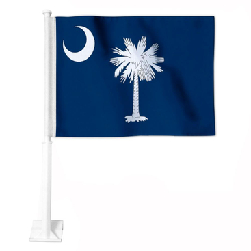 Car Flags with Plastic Poles WF005