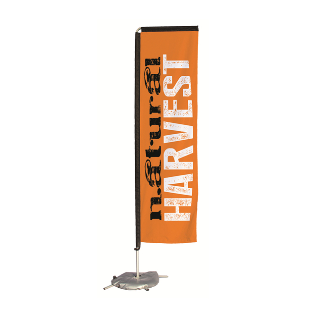All aluminum Pole Rectangular Flags WR001
