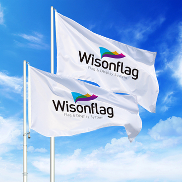 Flying Horizontal Adveritsing Flags WF001