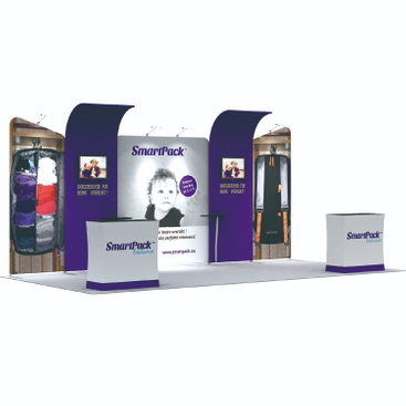 3x6 20FT Standard Booth Solutions