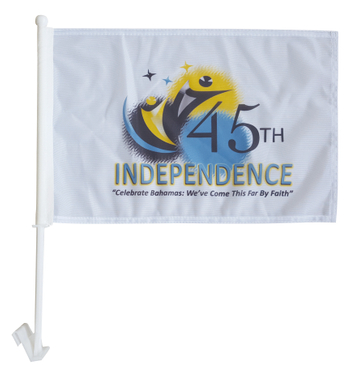 Car Flags with Plastic Poles WF005